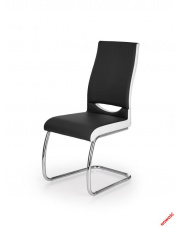 czarno - białe krzesło do jadalni